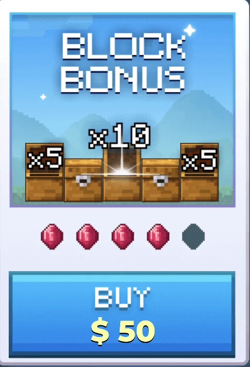 Buy Bonus popup for instant access